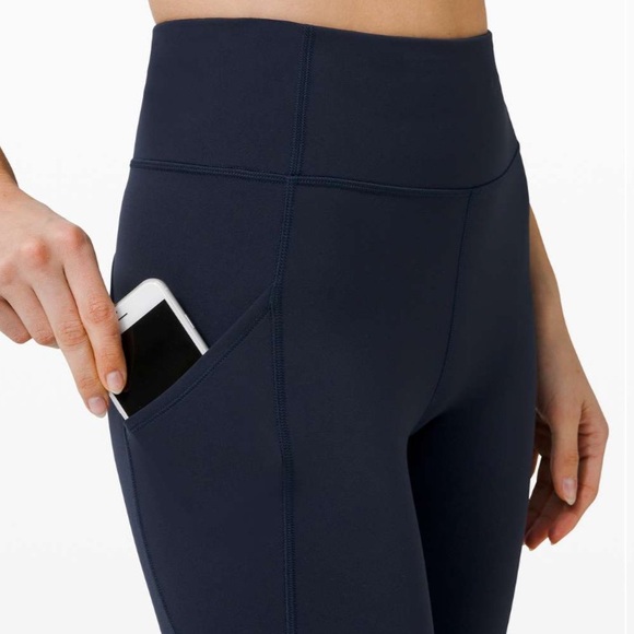 EUC Lululemon Invigorate High-Rise Tight 25" True Navy Size 4 - Picture 3 of 10